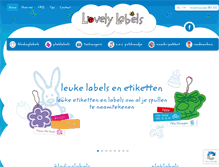 Tablet Screenshot of lovelylabels.eu